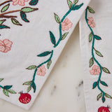 Hand-Embroidered Afikoman Bag with Pomegranate