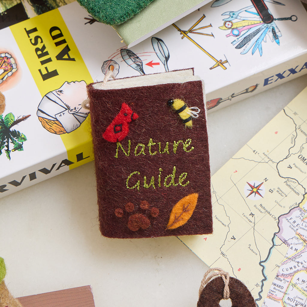 Nature Guide Book Ornament