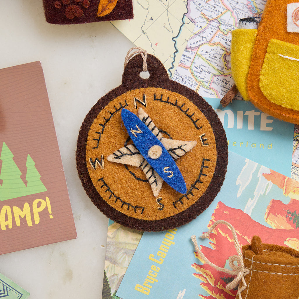 Find Your Way Compass Ornament