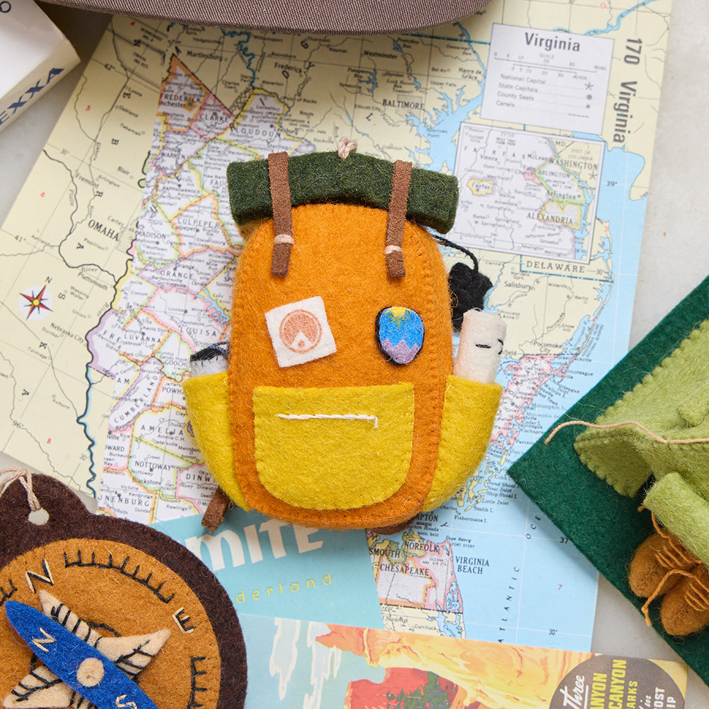 Camping To Connect - Backpack Ornament