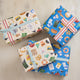 NYC Minis Wrapping Paper Sheets - 2 Blue Sheets & 2 Tan Sheets