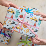 NYC Pigeons Wrapping Paper Sheets Set of 4
