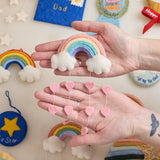 Pastel Rainbow Heart Ornament
