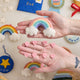 Pastel Rainbow Heart Ornament