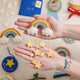 Yellow Twinkle Star Rainbow Ornament