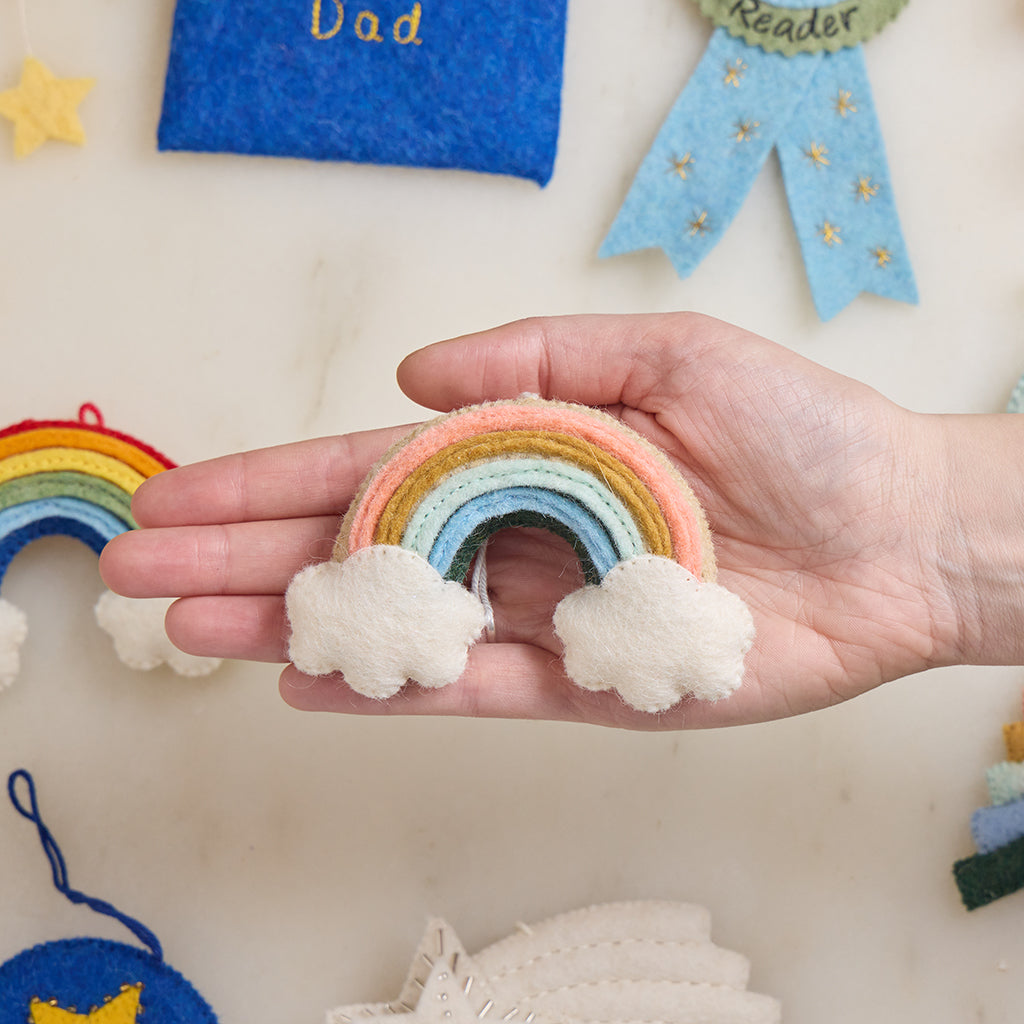 Desert Dunes Rainbow Ornament