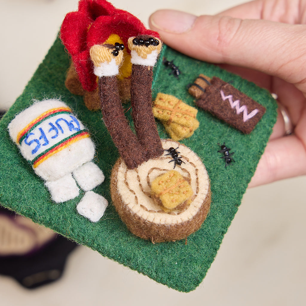 Making S'mores Ornament