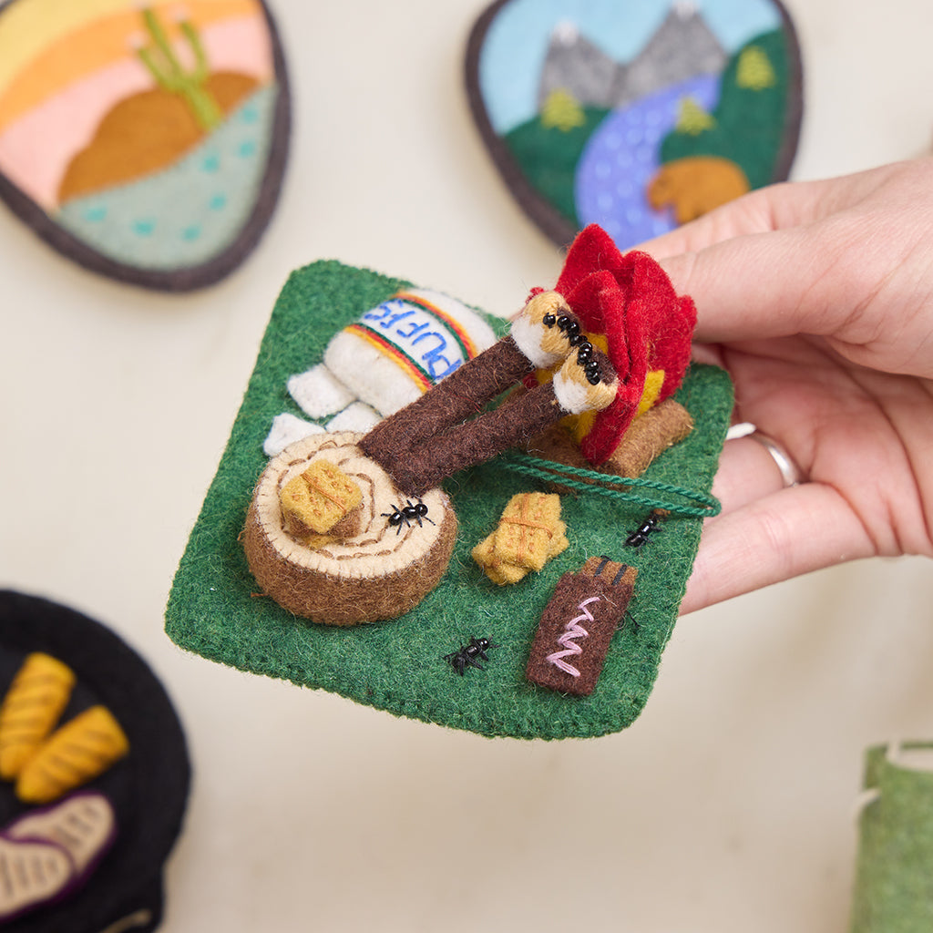 Making S'mores Ornament