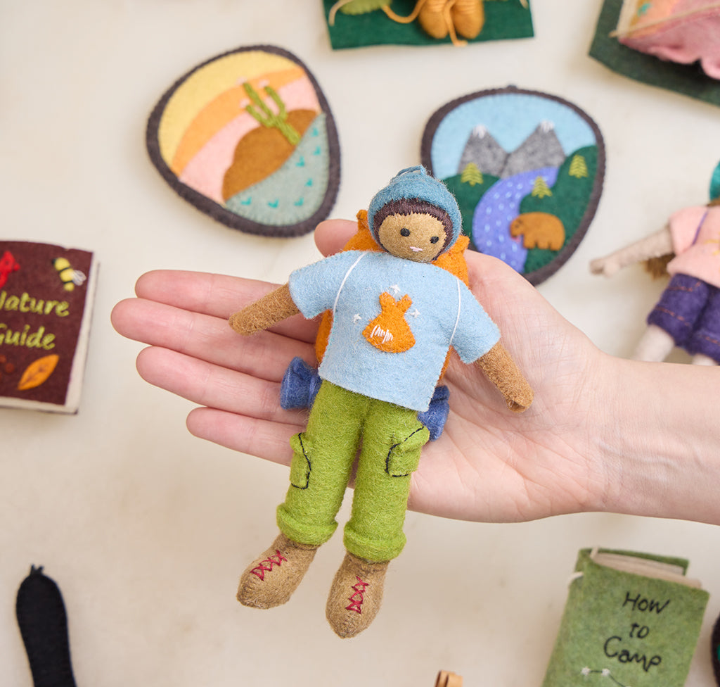 Camping To Connect - Hiker Ornament