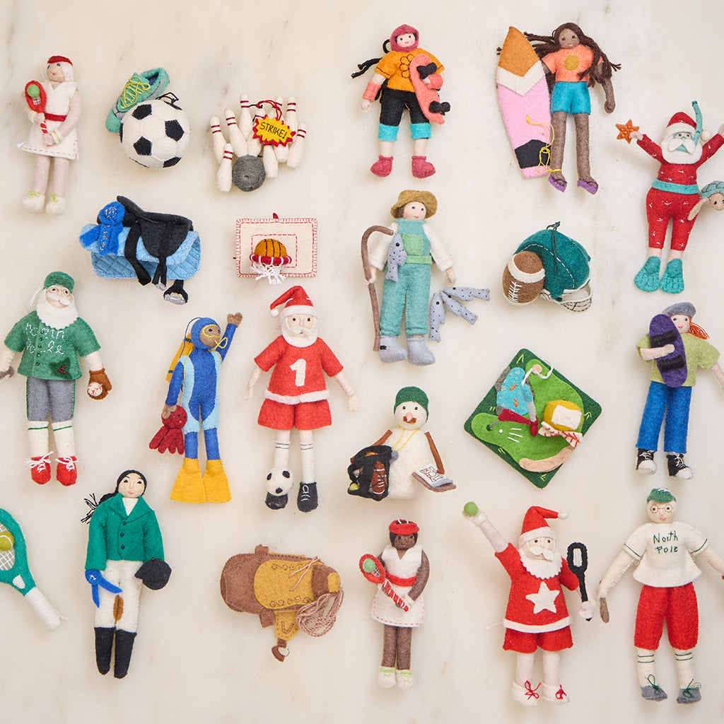 Tennis Legend Ornament - Light