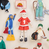 Soccer Santa Ornament