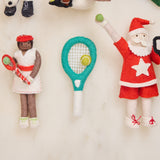 Tennis Racket with Ball Ornament
