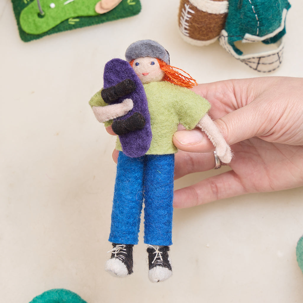 Freestyle Skateboarder Ornament