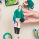 Horse Riding Equestrian Ornament - Emerald Jacket