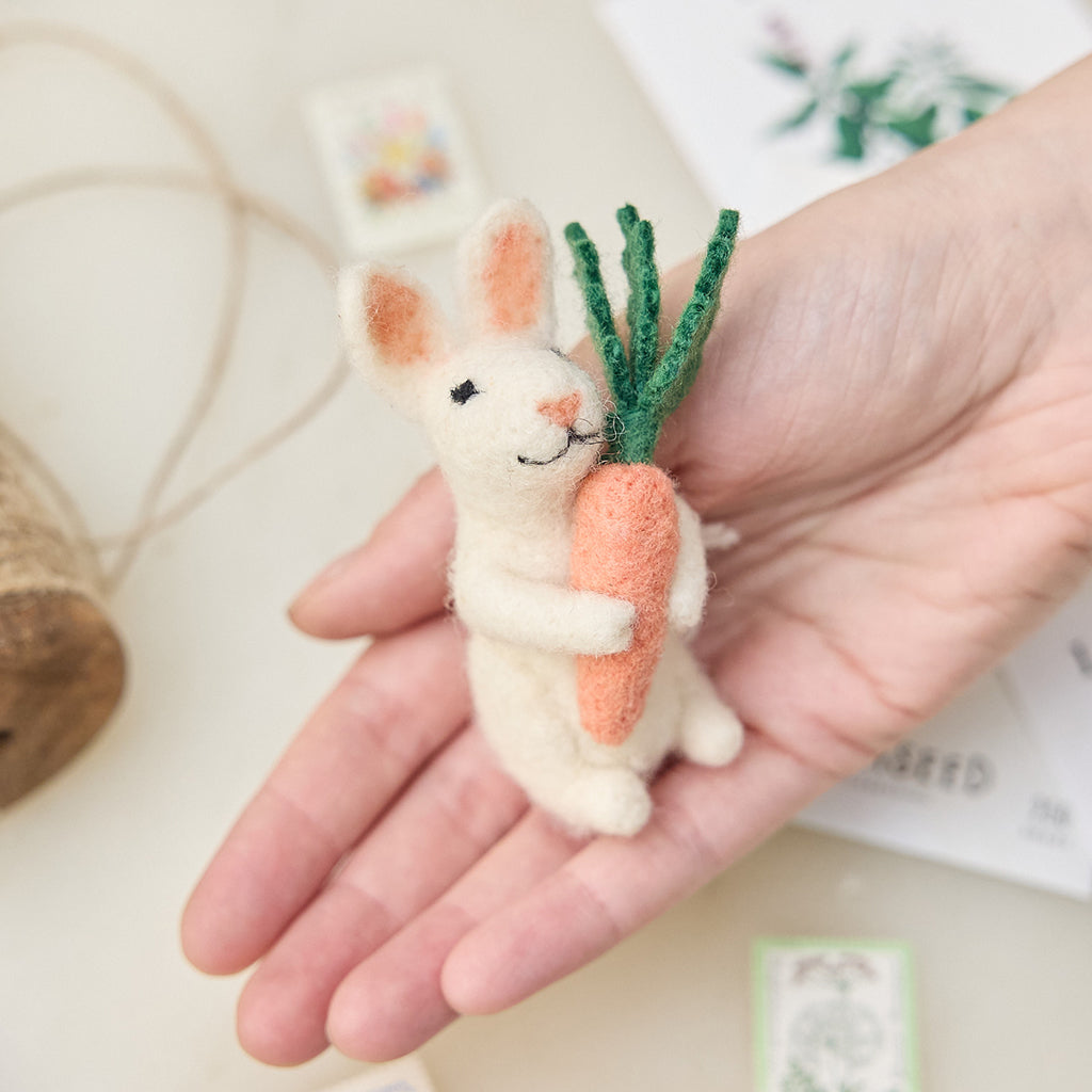 Bunny with Carrot Ornament