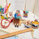 Reading collection featuring a Felt librarian figure ornament, lovingly handmade for bookworms, writers, and those who find joy in every chapter.