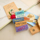 Handmade felt ornament of a colorful stack of books from the Reading Collection – a cozy tribute to readers, teachers, and bookworms who find magic in the margins.