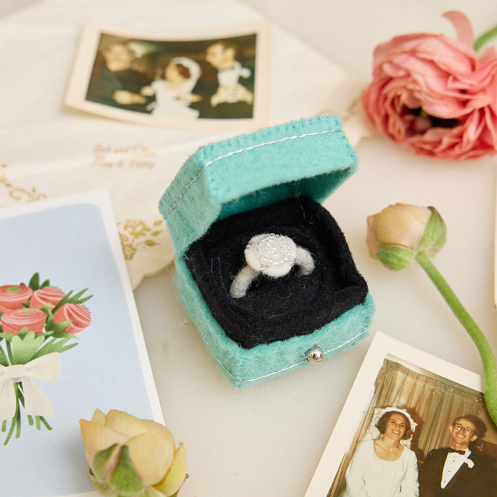 Wedding Ring Box Ornament