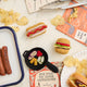 Hot Dog with Ketchup & Mustard Ornament