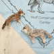 Red Wolf Ornament
