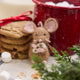 Mouse With Cheese Ornament