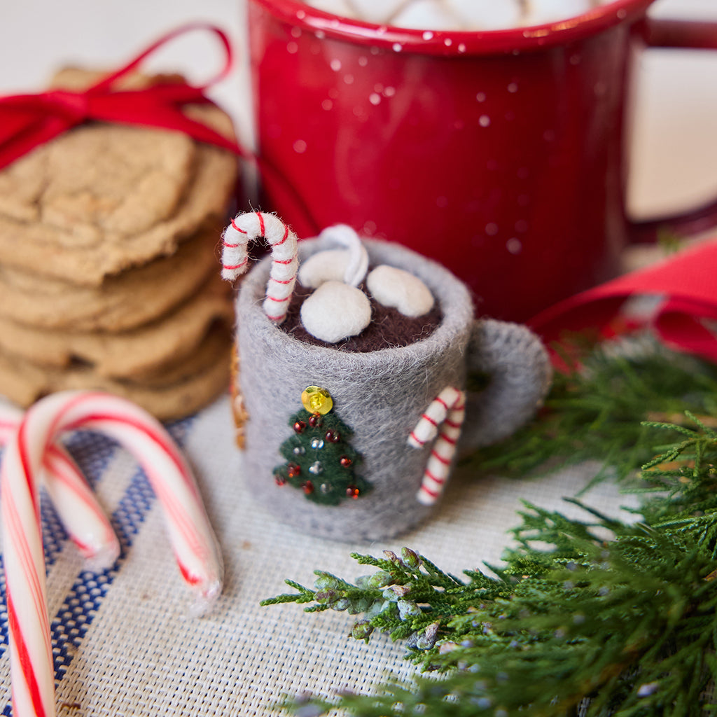 Christmas Hot Cocoa Mug Ornament