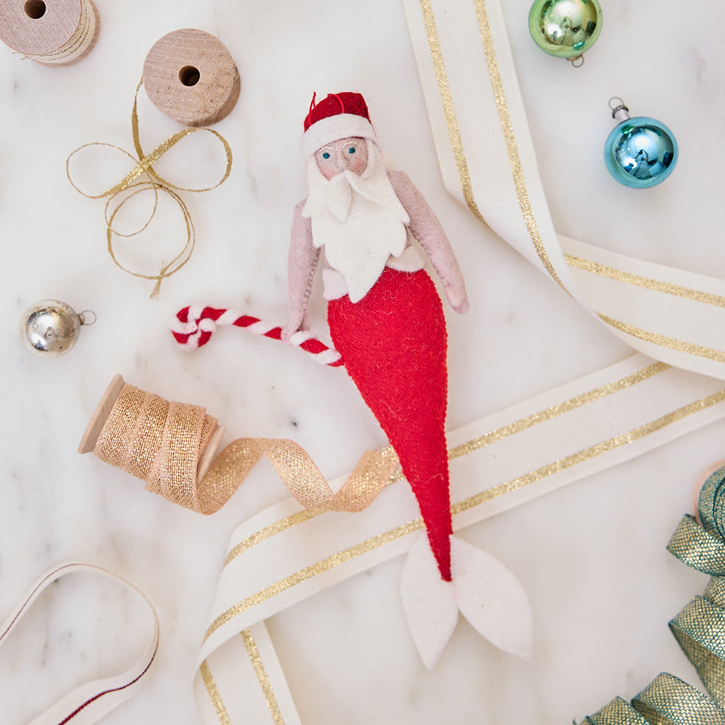 Santa Merman Ornament