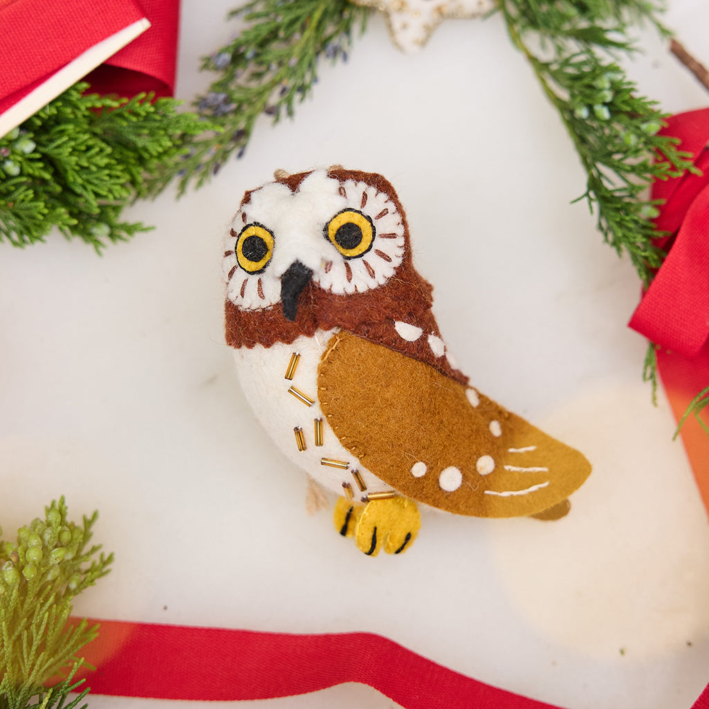 Harvest Owl Ornament