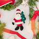 Joyful Days Santa Ornament - Deep Brown