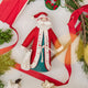 Winter Santa with Fox Ornament