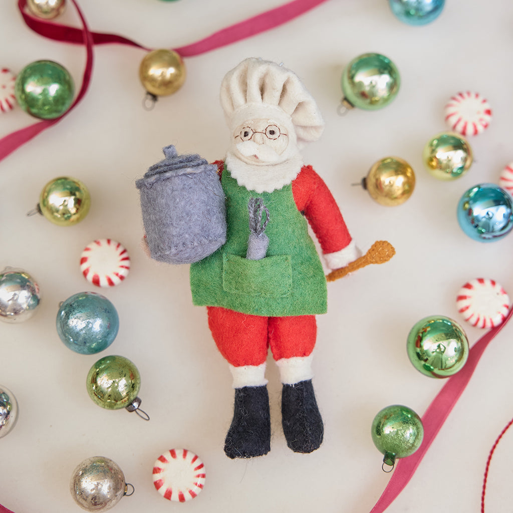 Chef Santa Ornament