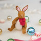 Bunny with Red Bow Ornament