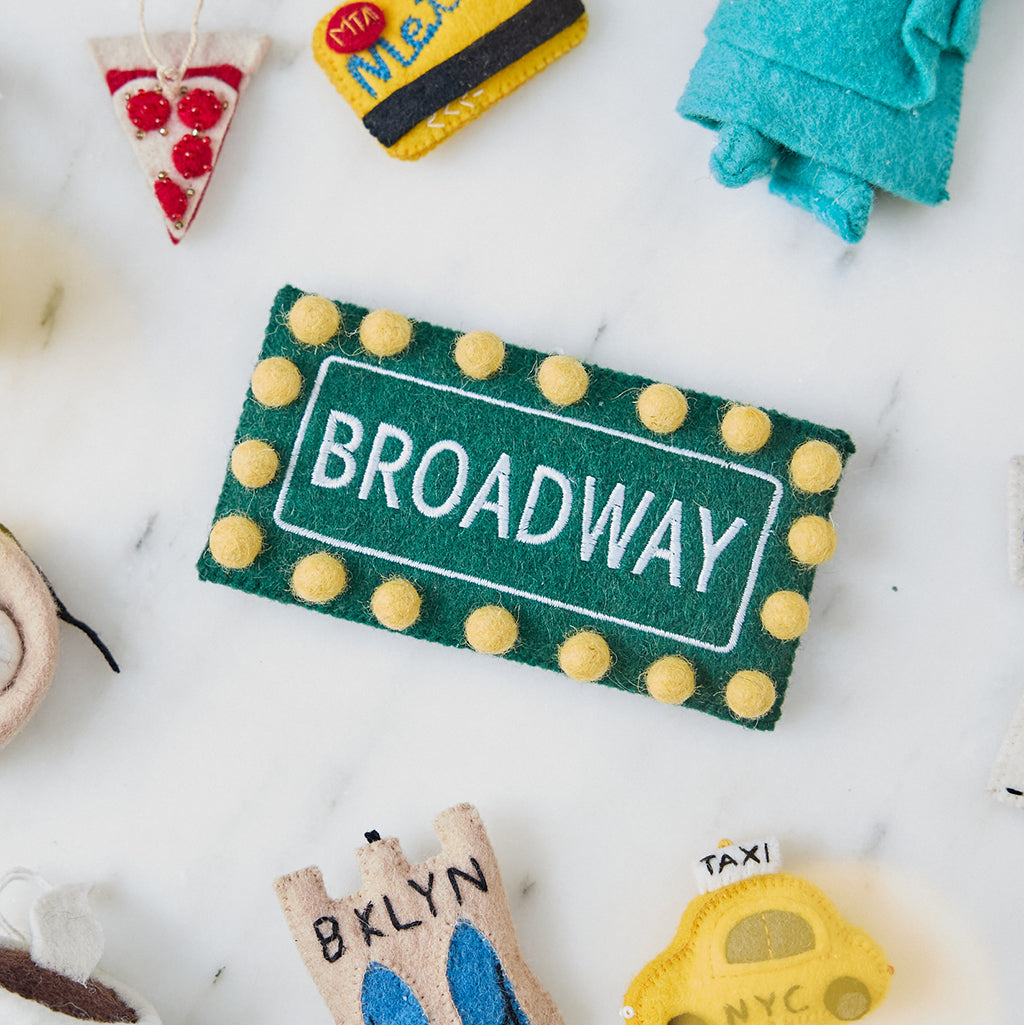 Lights Over Broadway Ornament