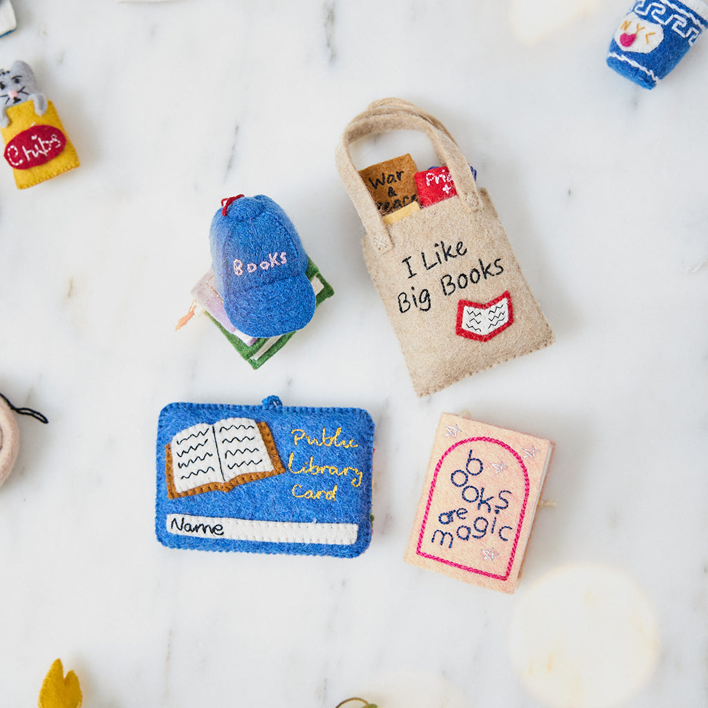 Library Card Ornament