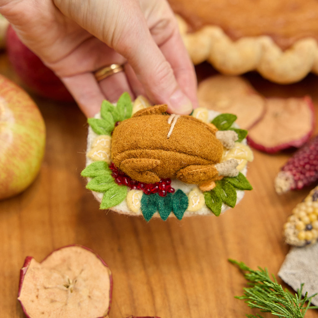 Turkey Dinner Plate Ornament