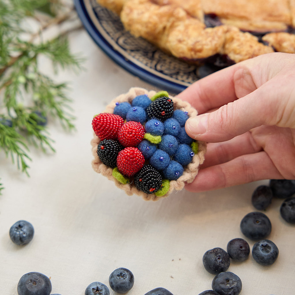 Mixed Berry Tart Ornament