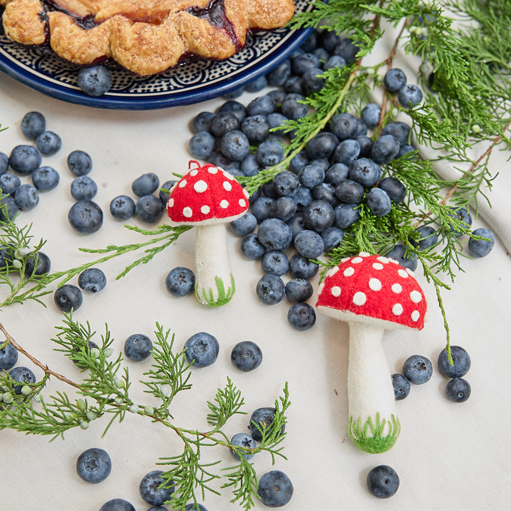 Tall Mushroom Ornament