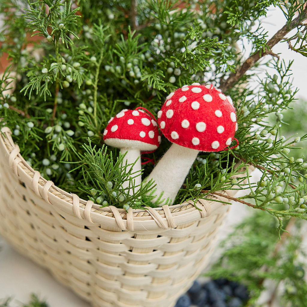 Tall Mushroom Ornament