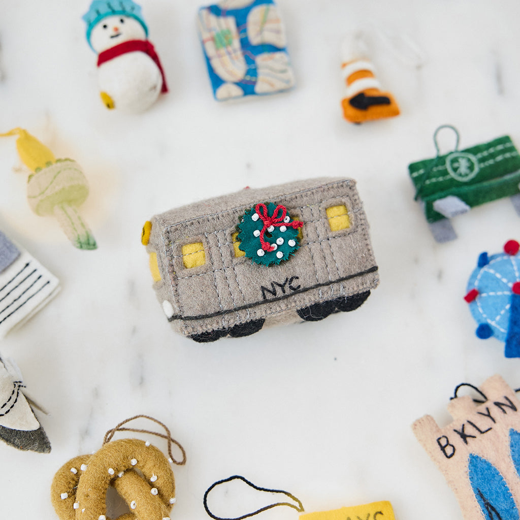 Subway Train Car Ornament