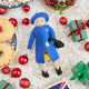 Queen Elizabeth Royal Blue Ornament
