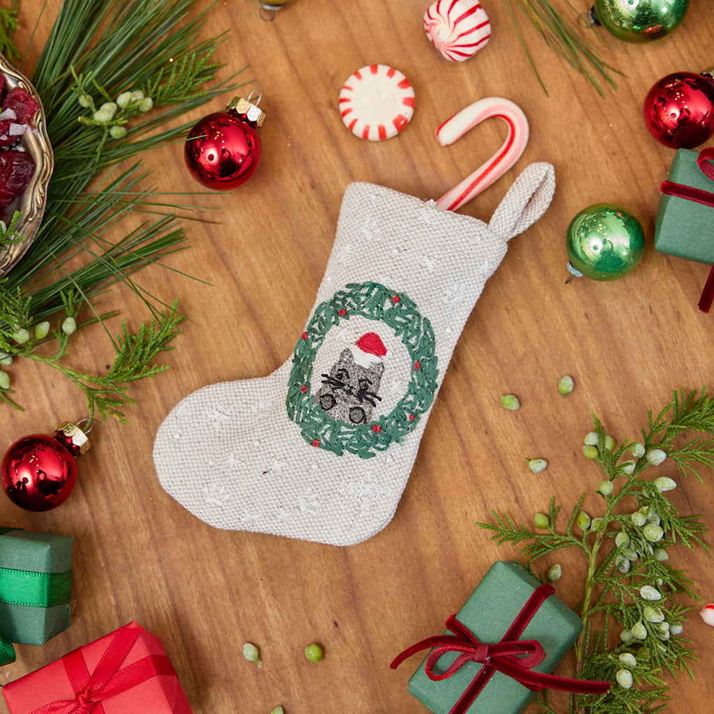 Mini Cat Stocking Ornament
