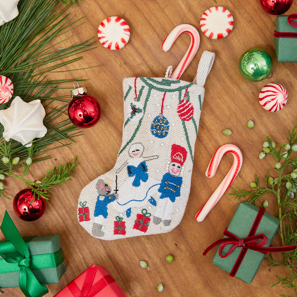 Mini Nutcracker Stocking Ornament