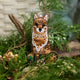 Craftspring’s handmade satin Fox Beaded Ornament — featuring intricate beaded and embroidered details, displayed nestled among evergreens for a cozy woodland holiday scene, perfect for Christmas decorating or gifting, ethically crafted by artisans using sustainable materials.