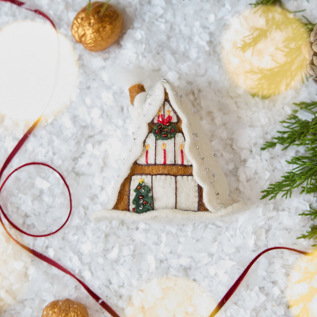 Collector's Edition A-Frame Cabin Ornament