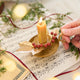 Holly Metal Chamber Candlestick Holder