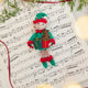 Elf with Gifts Ornament