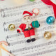 Little Santa with Gift Ornament