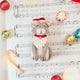 Santa Cat Ornament