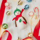Christmas Lights Snowman Ornament