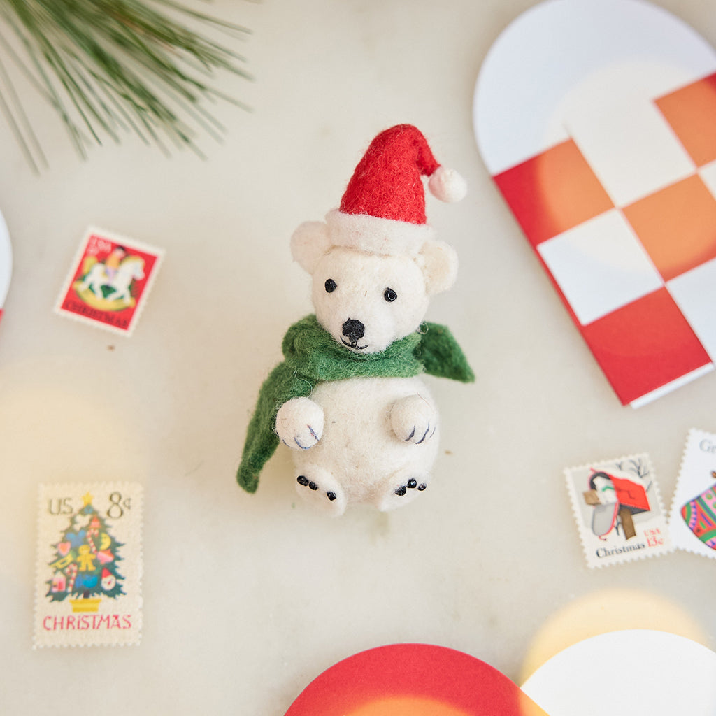 Little Drop Polar Bear Ornament